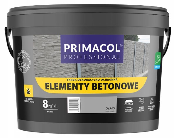 farba do elementów betonowych 2,2l szary